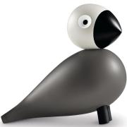 Singvogel Ernst grau/weiß Holzvogel von Kay Bojesen Singvogel Ernst grau/weiß Holzvogel von Kay Bojesen