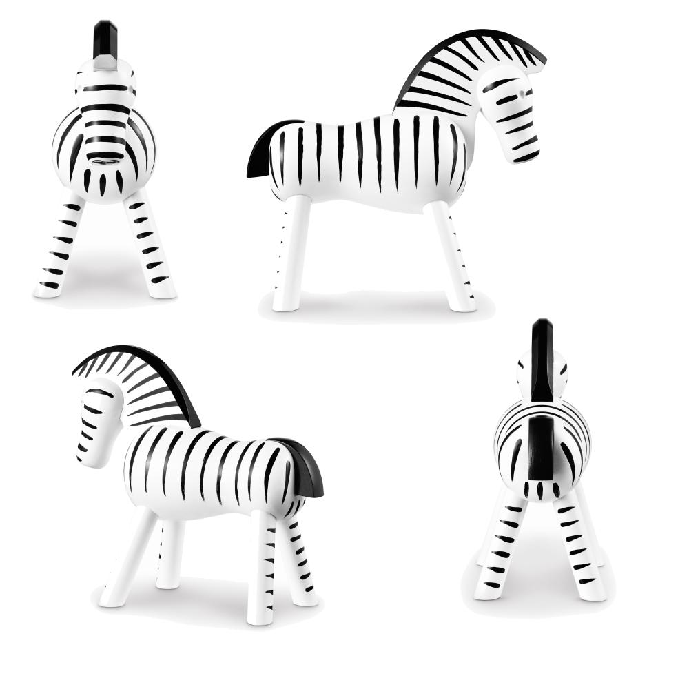 Kay Bojesen Zebra, Holz handbemalt