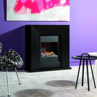 DIABLO Mystik Fire Elektrokamin in schwarz 845, RF 50, R