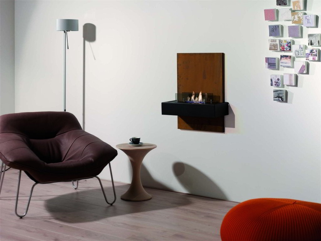 BIO FLAME QUERO Wandkamin von Rubyfires BIO FLAME QUERO Wandkamin