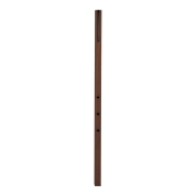 LINE Wandgarderobe Nussbaum matt (01) pulverbeschichtet black (79) LINE Wandgarderobe Nussbaum matt (01) pulverbeschichtet black (79)