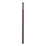 LINE Wandgarderobe Nussbaum matt (01) chrom glänzend (90) LINE Wandgarderobe Nussbaum matt (01) chrom glänzend (90)