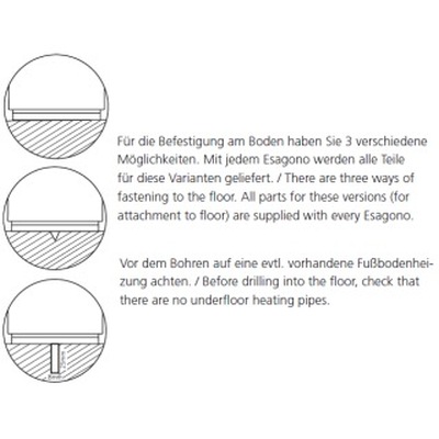 Bodenbefestigung - 3 Varianten von schönbuch Bodenbefestigung - 3 Varianten