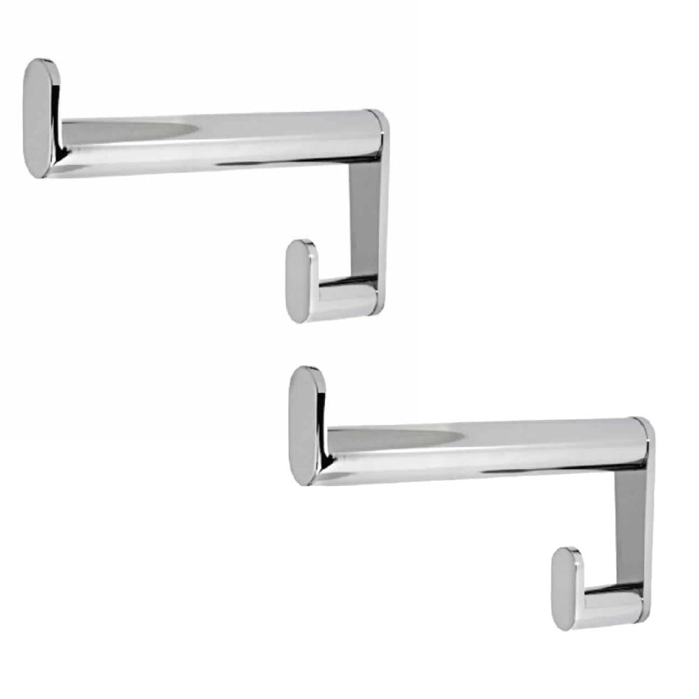 LUX Garderobenhaken 1503 chrom glänzend 2er-Set von schönbuch LUX Garderobenhaken 1503 chrom glänzend 2er-Set
