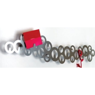 CIRCUIT Hakenleiste Sch�nbuch Edelstahl geb�rstet