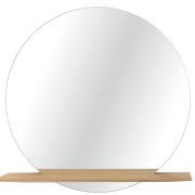 CUT Spiegel mit Ablage 100 cm Eiche natur
