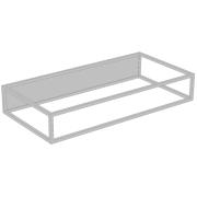 RACK Wandgarderobe /Konsole rauchchrom ohne Glasablage RACK Wandgarderobe /Konsole rauchchrom ohne Glasablage