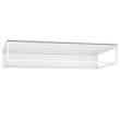 RACK Wandgarderobe / Konsole weiß mit Glasablage weiß