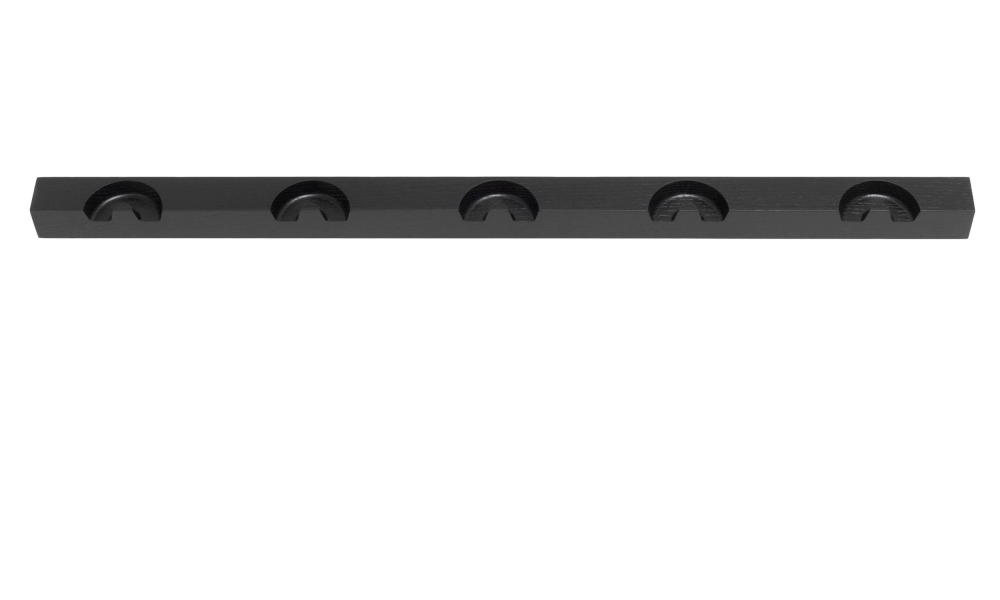 NICK Garderobenleiste von schönbuch, 85 cm breit mit 5 Garderobenhaken in schwarz lackiert von schönbuch NICK Garderobenleiste von schönbuch, 85 cm breit mit 5 Garderobenhaken in schwarz lackiert