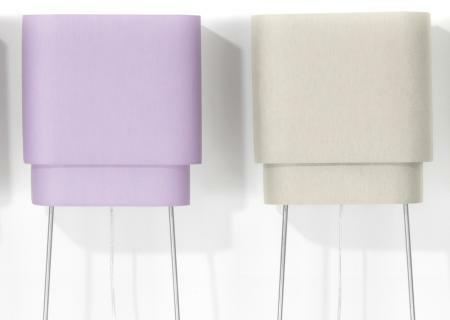 GLOW Anlehnleuchte flieder und cremewei�