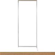 SKID Garderobenständer 60 cm, Edelstahl mit Auflage Eiche natur klarlackiert SKID Garderobenständer 60 cm, Edelstahl mit Auflage Eiche natur klarlackiert