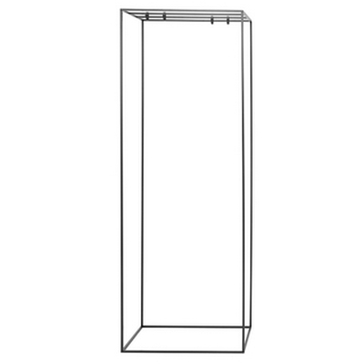 RACK Garderobenständer eckig rauchchrom glänzend von schönbuch RACK Garderobenständer eckig rauchchrom glänzend