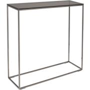 RACK Konsolentisch .89 rauchchrom glänzend / Glasplatte rauchglas RACK Konsolentisch .89 rauchchrom glänzend / Glasplatte rauchglas