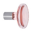 BULB Garderobenhaken  9 cm rose quartz