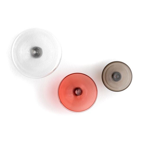 BULB Garderobenhaken clear, red und smoke von schönbuch BULB Garderobenhaken clear, red und smoke