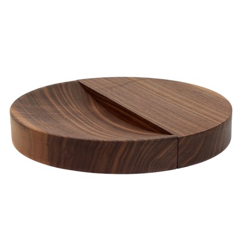 SPLIT BOWL Schale Nussbaum natur gelt