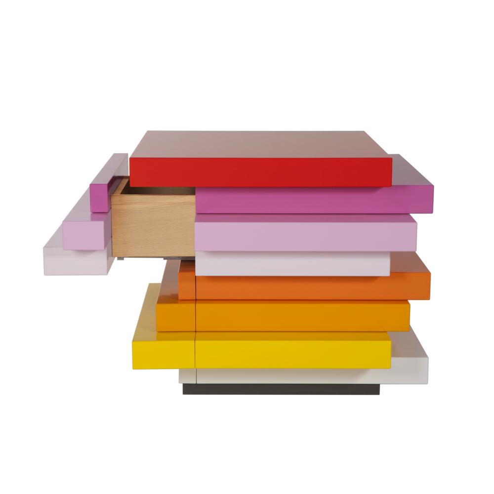 MILLE-FEUILLE Kommode 56,4 cm, farbig von schönbuch MILLE-FEUILLE Kommode 56,4 cm, farbig