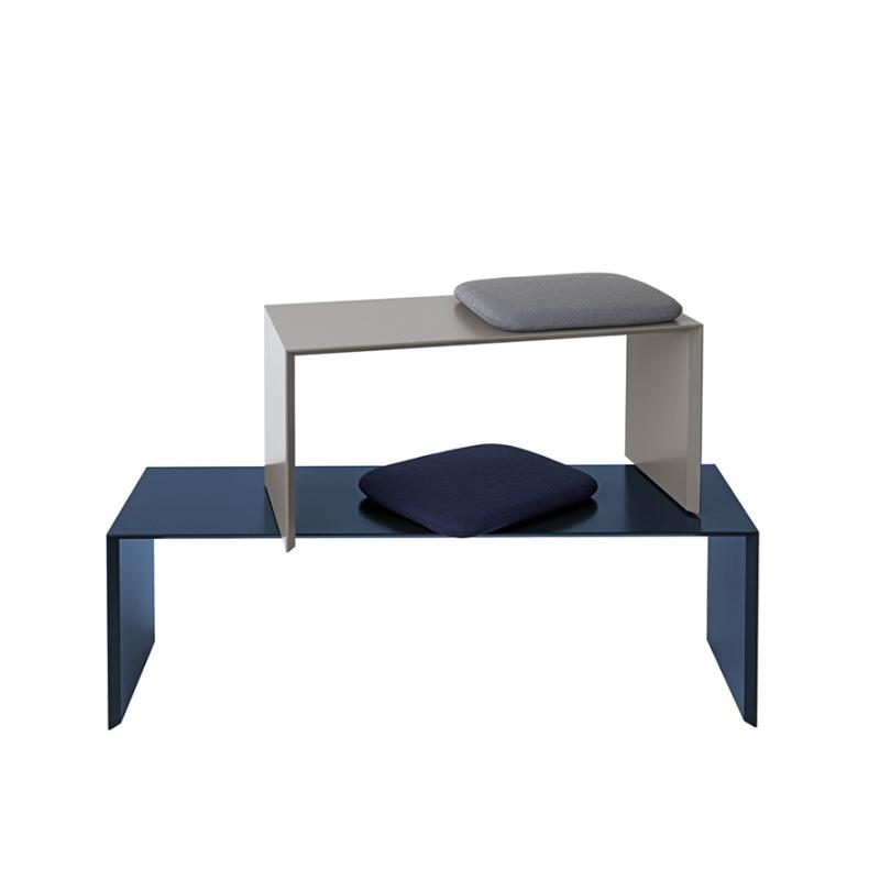 ADD ON Sitzbank, 120 und 80 cm, blau und grau von schönbuch ADD ON Sitzbank, 120 und 80 cm, blau und grau