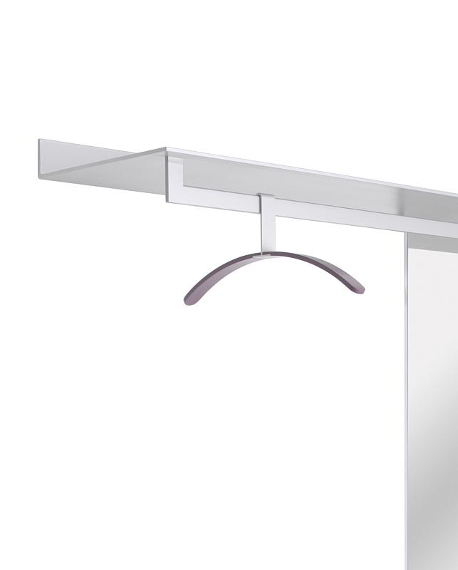 S7 Garderobenstange längs 39 cm, für das Board, Aluminium natur von schönbuch S7 Garderobenstange längs 39 cm, für das Board, Aluminium natur