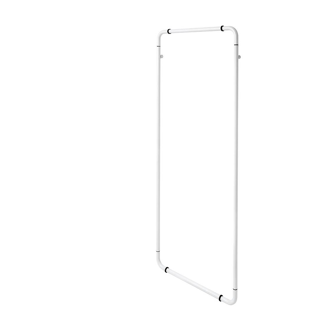 CURVE Wandgarderobe 65 cm, mit Wandmagnet, schneewei