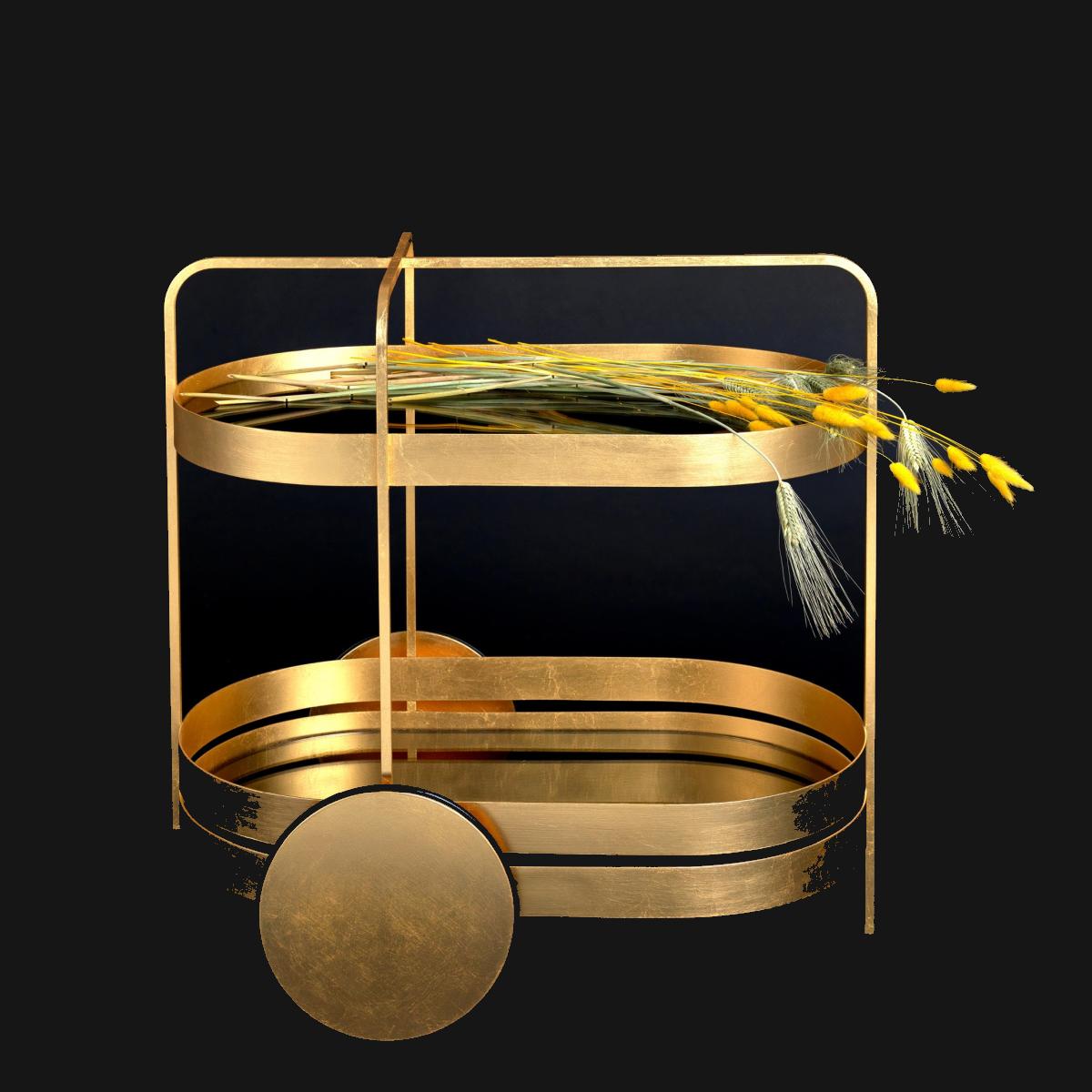 GRACE Servierwagen Gold Edition