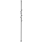 SUMI Spanngarderobe 230-260 cm schwarz, 7 Haken SUMI Spanngarderobe 230-260 cm schwarz, 7 Haken