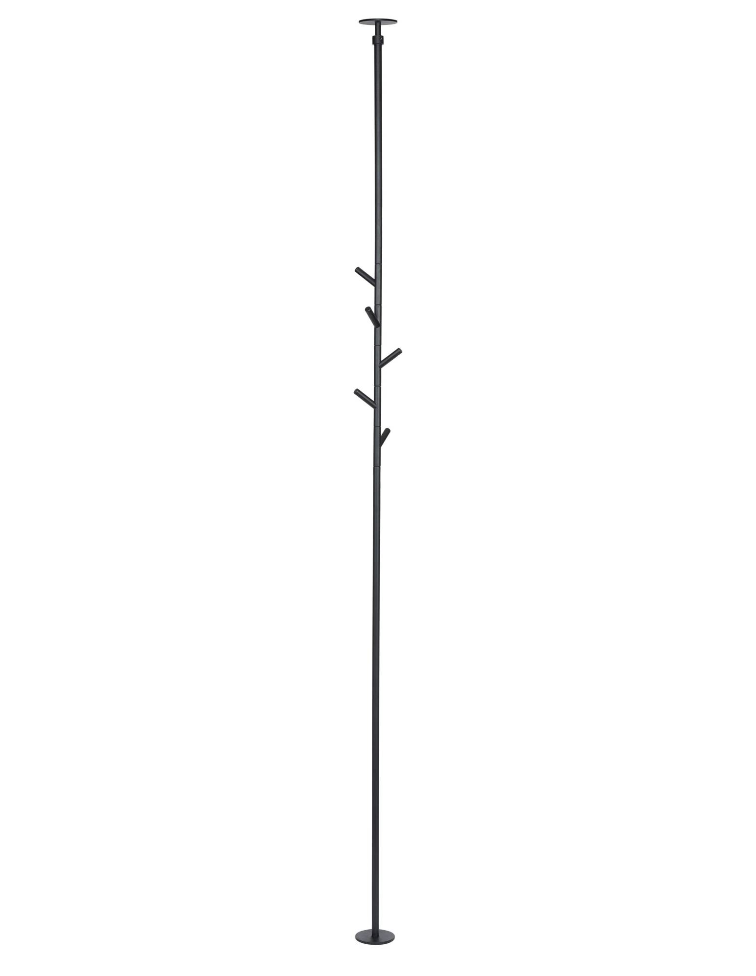 SUMI Spanngarderobe 230 - 260 cm Deckenhöhe, 5 Haken