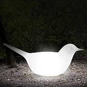 PALOMA beleuchteter Vogel - Taube, Marke serralunga 1825, Designer Eero Aarnio