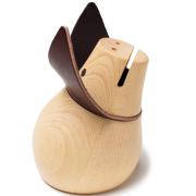 MISS MONNIPENNI Spardose Buche / Ohren Leder dunkel MISS MONNIPENNI Spardose Buche / Ohren Leder dunkel