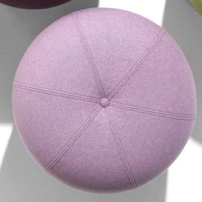 ZAPALLO Hocker / Pouf Wollfilz Lana flieder