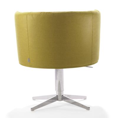 RON Sessel Leder grün, Rückansicht von signet RON Sessel Leder grün, Rückansicht