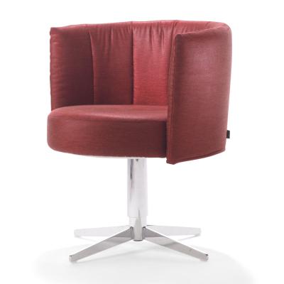 RON Sessel Leder rot von signet RON Sessel Leder rot
