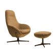 Aktionsmodell MANIRA Sessel und Hocker in cognac