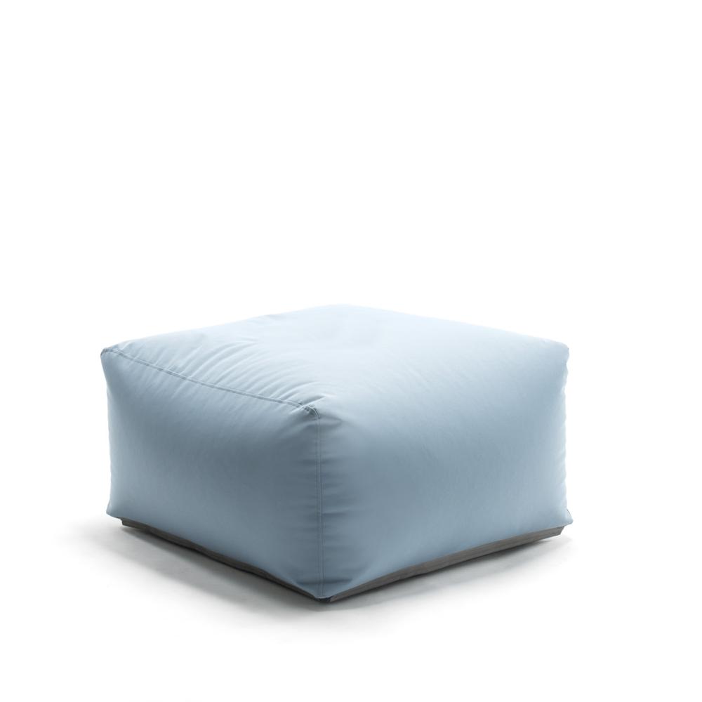 Sitting Bull ZIPP Tisch / Pouff, sea blue, hellblau