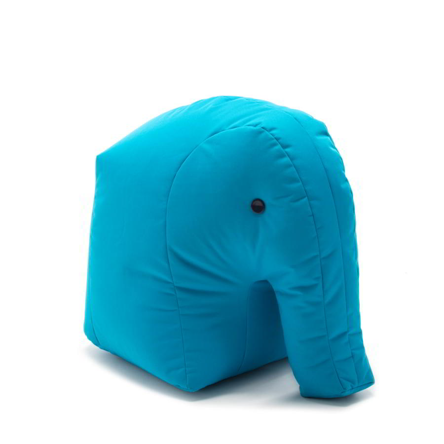 Elefant CARL Kindersitzsack aus Happy Zoo, trkis