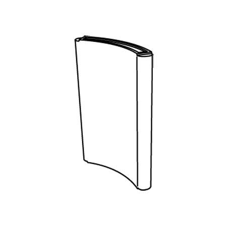 GIO WIND Raumteiler, die Form von Slide Design GIO WIND Raumteiler, die Form