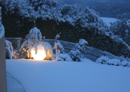 GLOBO Leuchtkugel Outdoor herrlich schn im Schnee