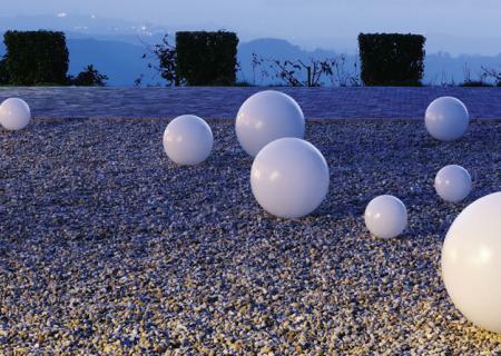 GLOBO Leuchtkugel Outdoor auch ausgeschaltet reizvoll