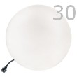 GLOBO Leuchtkugel Outdoor glnzend, wei  30 cm