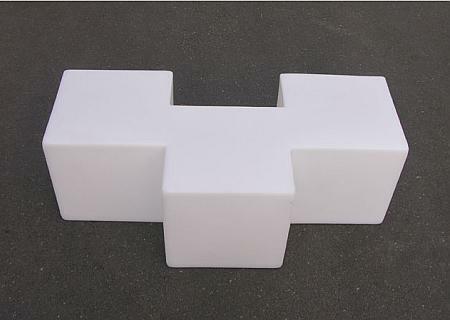 TRIS beleuchtetes Sitzelement, liegend