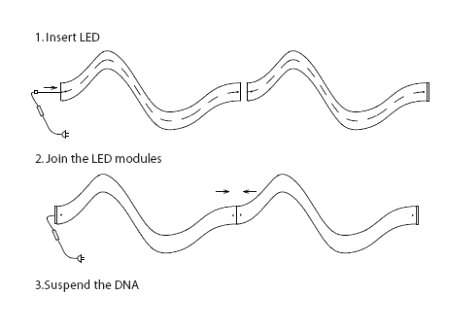 DNA CONNECTION Pendelleuchte von Slide Design DNA CONNECTION Pendelleuchte