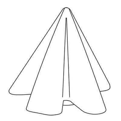 MANTEAU Tischleuchte / Bodenleuchte Technische Zeichnung von Slide Design MANTEAU Tischleuchte / Bodenleuchte Technische Zeichnung