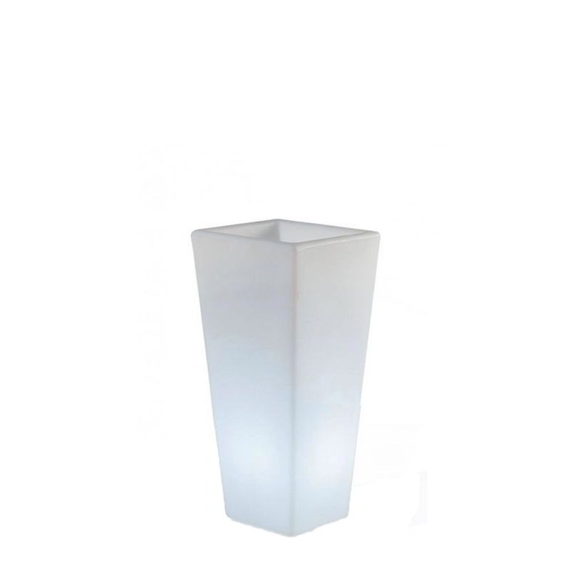 Y-Pot Light Blumentopf beleuchtet, 43x43 cm, 74 cm hoch