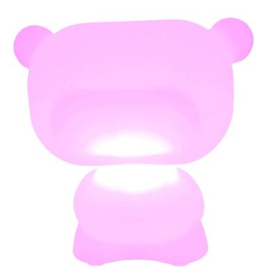 PURE beleuchteter Teddybr rosa