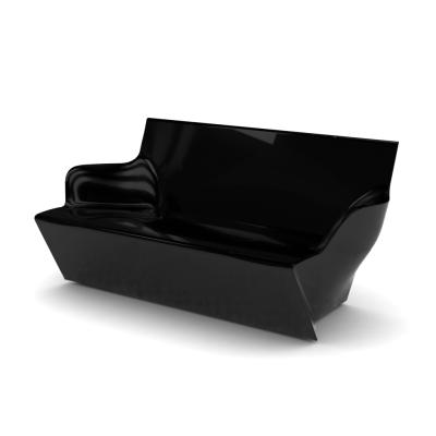 KAMI YON Gartensofa Hochglanz schwarz