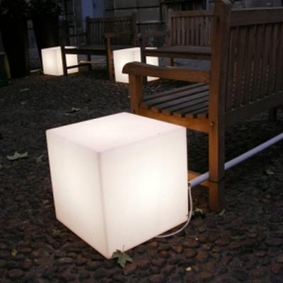 CUBO Leuchtwrfel mit Akku / LED mit weiem Licht