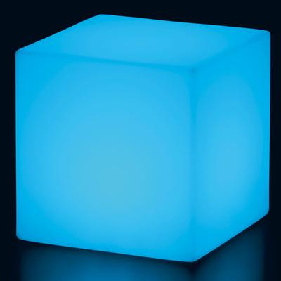 CUBO Leuchtwrfel mit Akku / LED blau leuchtend