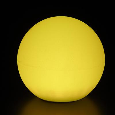 GLOBO Leuchtkugel mit Akku / LED, gelb leuchtend