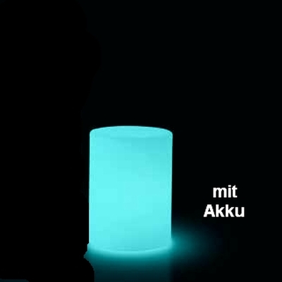 CILINDRO Leuchts�ule mit Akku / LED, S