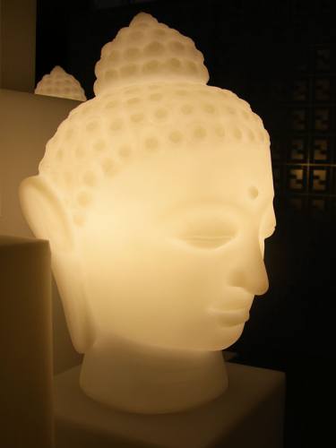 BUDDHA Leuchtfigur mit Akku / LED